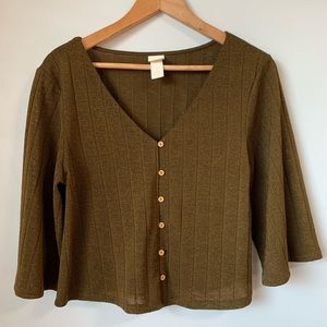 Beautiful H&M OIive Blouse